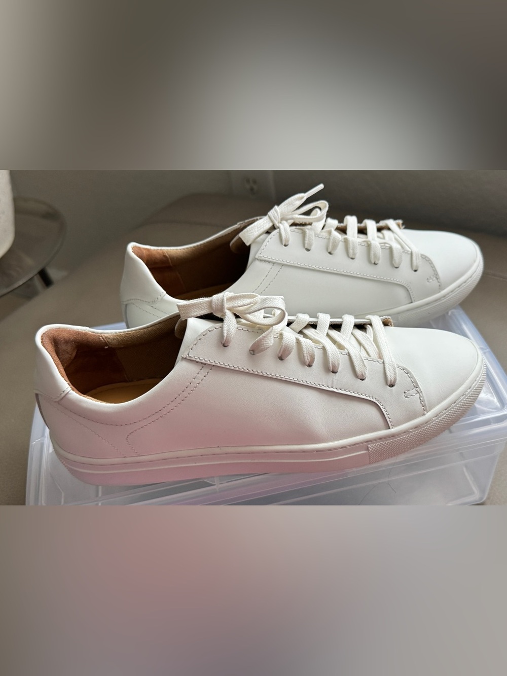 Banana Republic White Leather Women's Sneakers